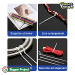 Buy ৩x১০০ মিমি নাইলন কেবল টাই সাদা ১০টি