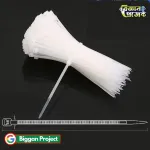 Buy ৩x১০০ মিমি নাইলন কেবল টাই সাদা ১০টি