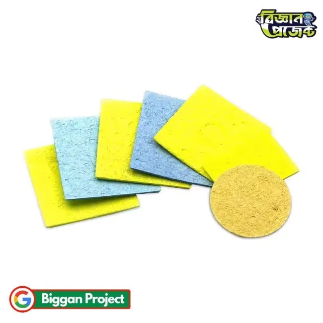 সোল্ডারিং আয়রন স্পঞ্জ ৬০ মিমি Buy ক্লিনিং প্যাড