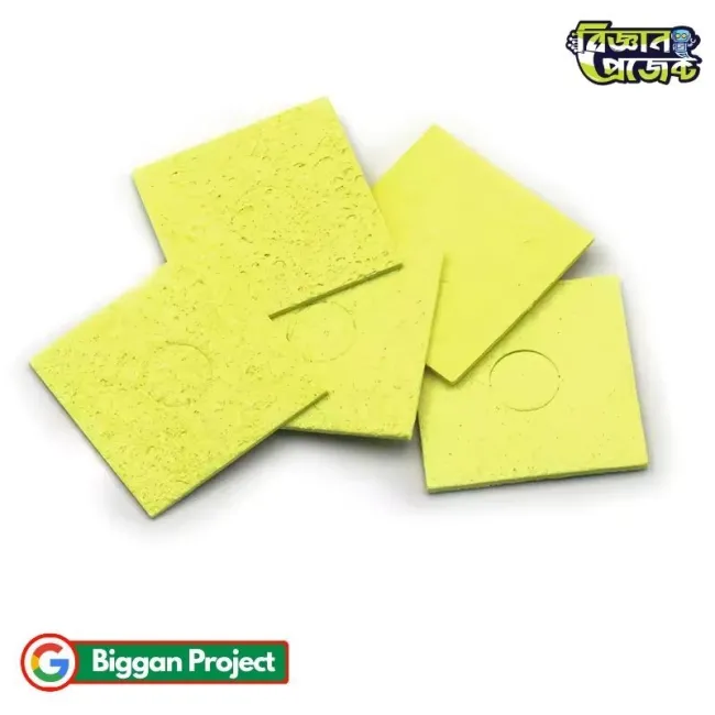 সোল্ডারিং আয়রন স্পঞ্জ ৬০ মিমি Buy ক্লিনিং প্যাড