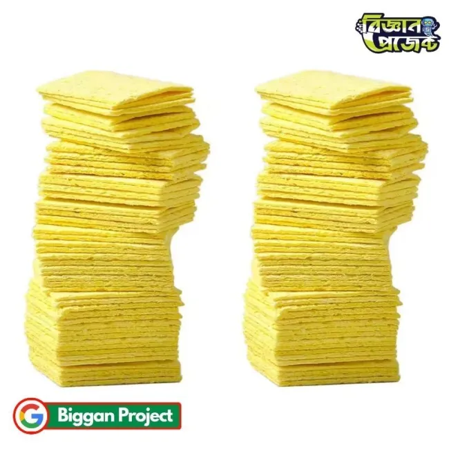 সোল্ডারিং আয়রন স্পঞ্জ ৬০ মিমি Buy ক্লিনিং প্যাড