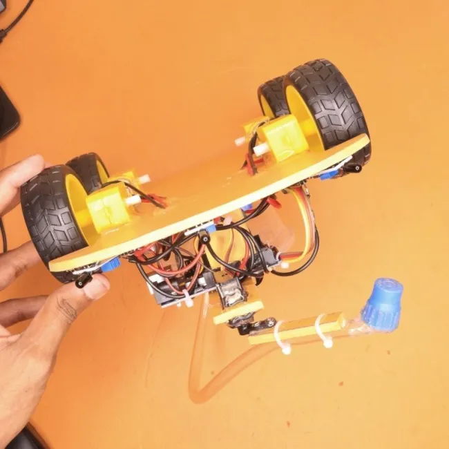 ফায়ার ফাইটিং রোবট কার নিন ব্লুটুথ অটো কন্ট্রোল