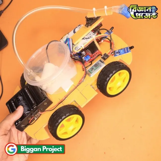 ফায়ার ফাইটিং রোবট কার নিন ব্লুটুথ অটো কন্ট্রোল