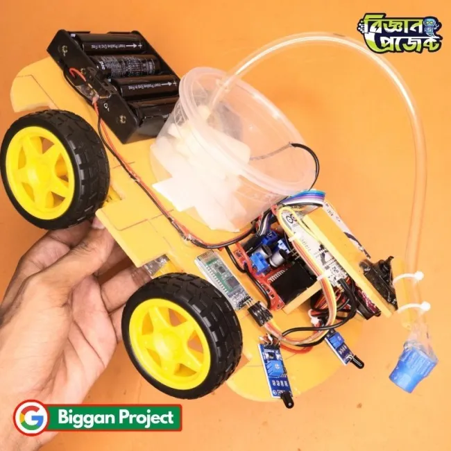 ফায়ার ফাইটিং রোবট কার নিন ব্লুটুথ অটো কন্ট্রোল