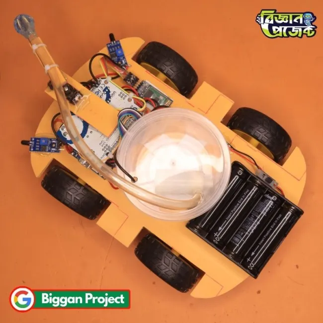 ফায়ার ফাইটিং রোবট কার নিন ব্লুটুথ অটো কন্ট্রোল