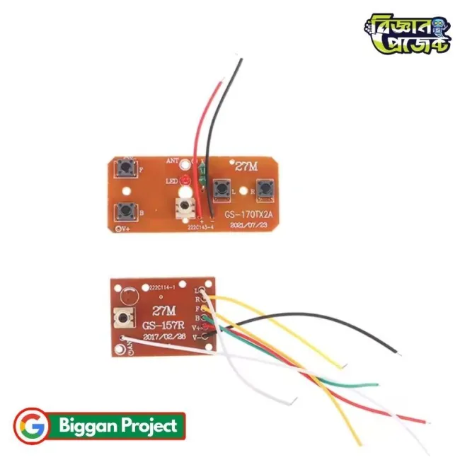 4CH RC ট্রান্সমিটার রিসিভার বোর্ড 27MHz কিনুন সহজে