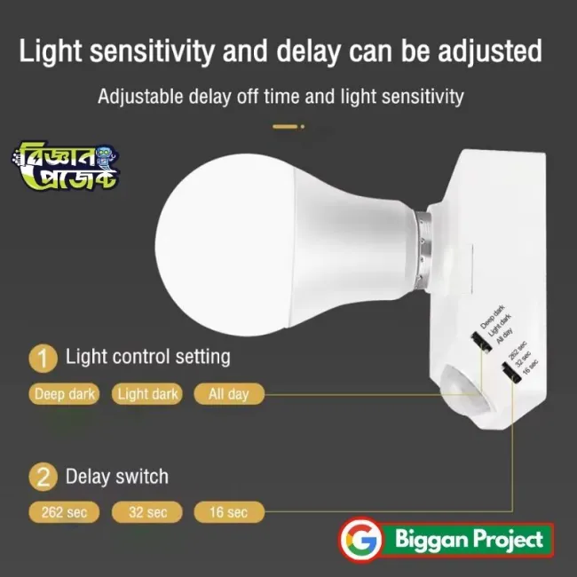 E27 PIR মোশন সেন্সর লাইট সকেট কিনুন অনলাইনে