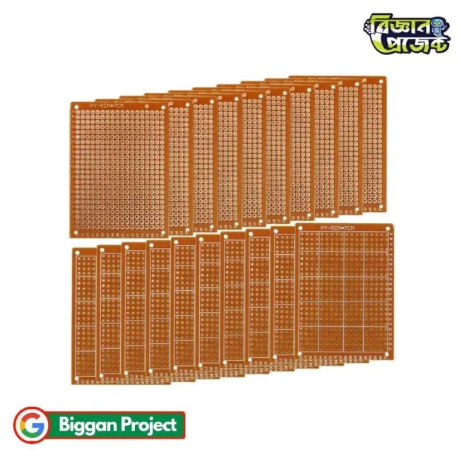 ৪৩২ হোল PCB প্রোটোটাইপ বোর্ড ৫০x৭০মিমি কিনুন