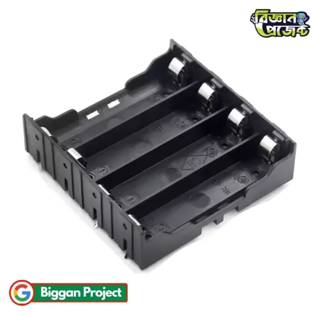 4 Slot 18650 Battery Holder PCB Mount Buy Online