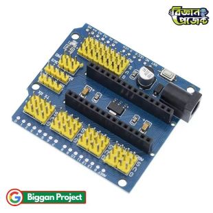 Buy Arduino Nano IO Expansion Shield Blue Color