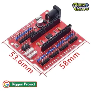 Buy Arduino Nano IO Expansion Shield V3.0 Red