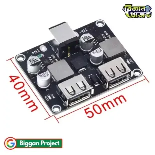 Buy 2-Channel USB QC3.0 QC2.0 Buck Converter
