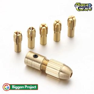 Buy Mini Drill Chuck 7 in 1 Brass Collet Set 775 Motor