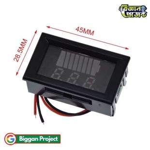 Battery Charge Level Indicator 12V-72V Buy LED Meter