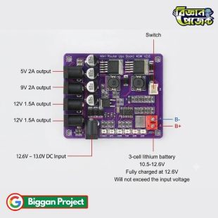 Mini Router UPS Board 40W V2.6 - Buy Online