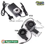 Buy 12V 7000RPM BBQ Turbo Blower YD9733HBL