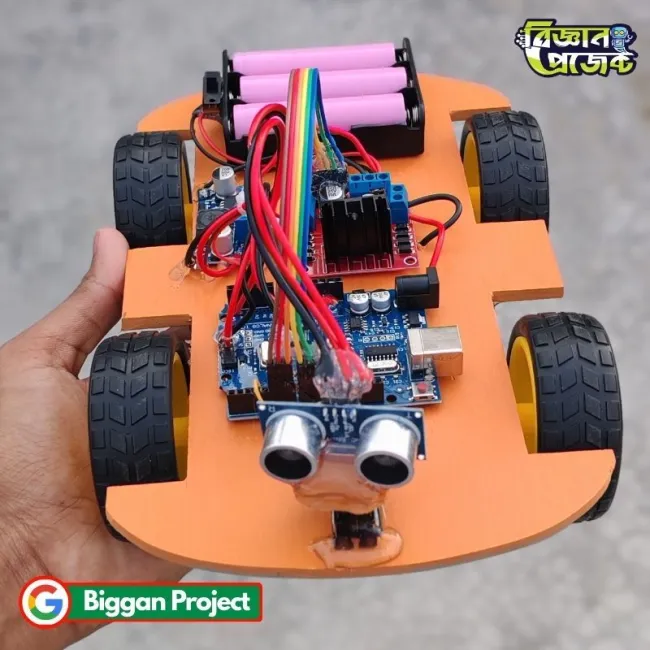 Object Following Robot Car Arduino Project