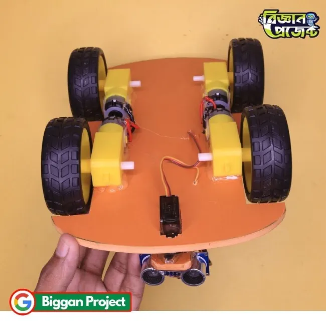 Object Following Robot Car Arduino Project
