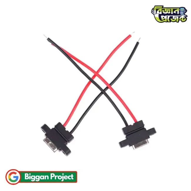 Buy 2Pin USB-C IPX5 Waterproof Female Charging Port