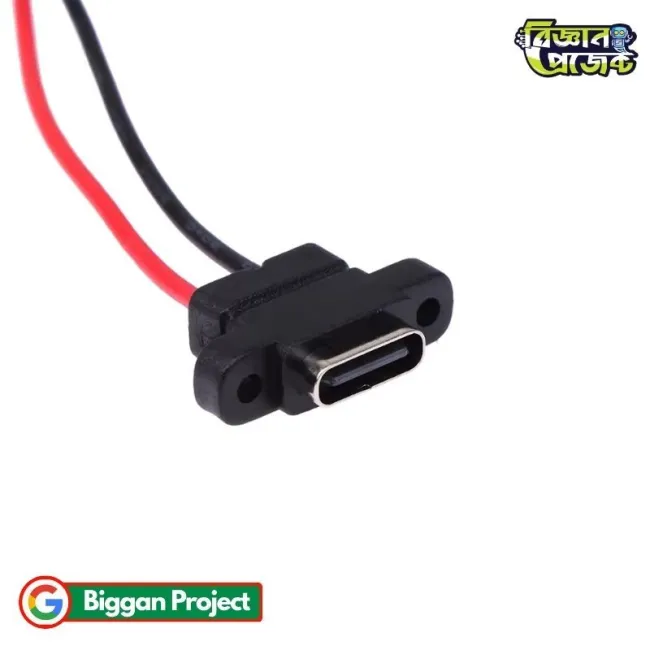 Buy 2Pin USB-C IPX5 Waterproof Female Charging Port