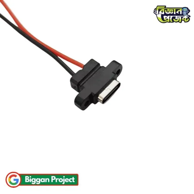 Buy 2Pin USB-C IPX5 Waterproof Female Charging Port
