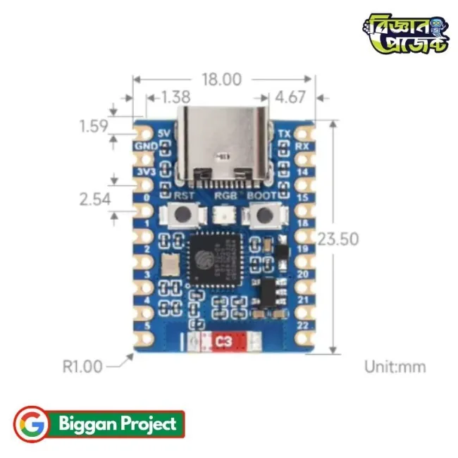 Buy ESP32-C6-Zero WiFi 6 Bluetooth Dev Board
