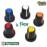 Buy 6mm Plastic Potentiometer Knob Cap 15x17mm