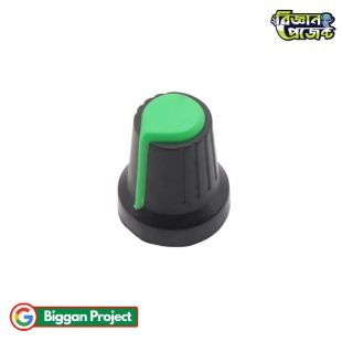Buy 6mm Plastic Potentiometer Knob Cap 15x17mm