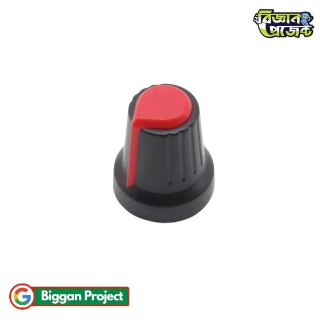 Buy 6mm Plastic Potentiometer Knob Cap 15x17mm
