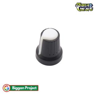 Buy 6mm Plastic Potentiometer Knob Cap 15x17mm