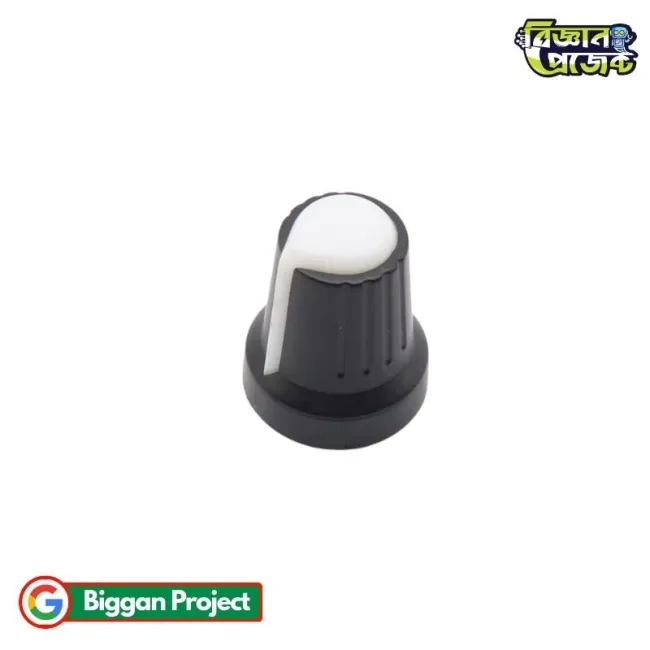 Buy 6mm Plastic Potentiometer Knob Cap 15x17mm
