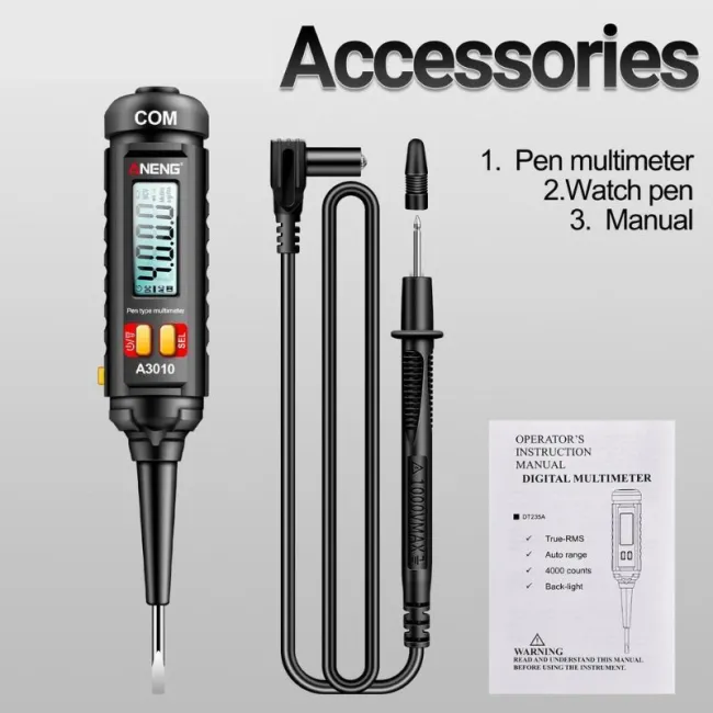 Buy ANENG A3010 Pen-Type Digital Multimeter True-RMS