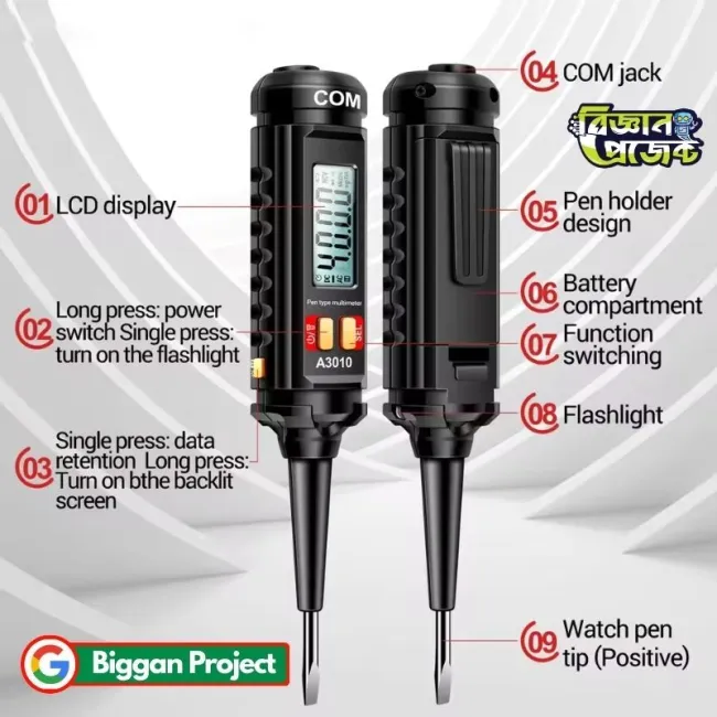 Buy ANENG A3010 Pen-Type Digital Multimeter True-RMS