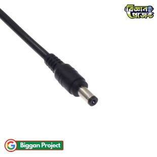 DC 5.5x2.1mm Male to Male Power Cable - Buy 10A 12V
