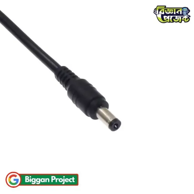 DC 5.5x2.1mm Male to Male Power Cable - Buy 10A 12V