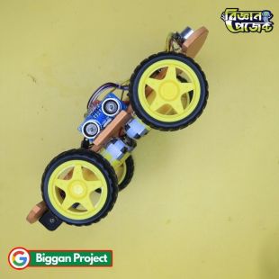 Bluetooth Obstacle Avoidance Robot Car