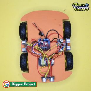 Bluetooth Obstacle Avoidance Robot Car
