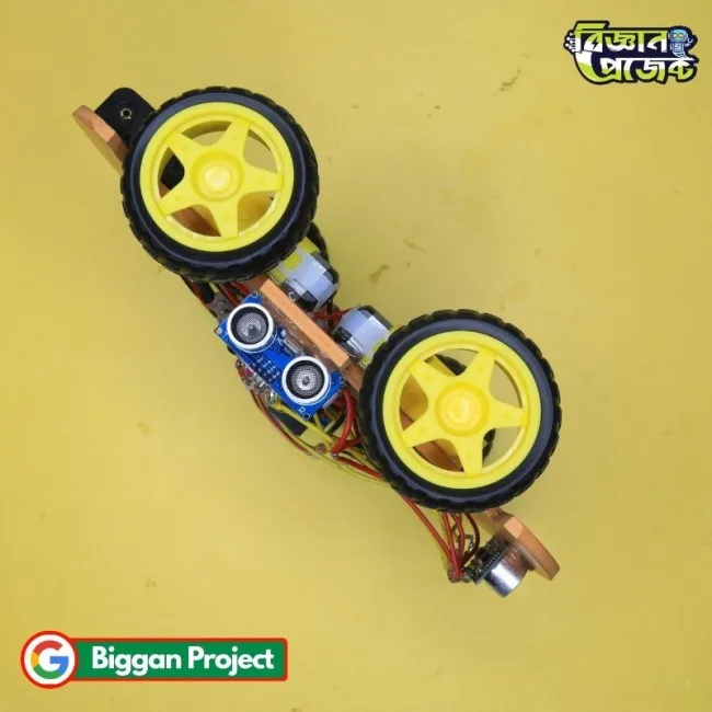 Bluetooth Obstacle Avoidance Robot Car