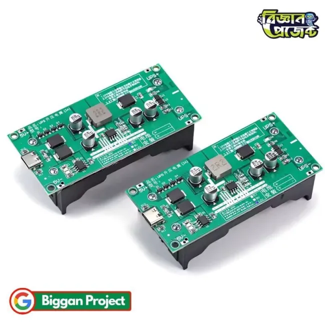 Buy UPS-15W 15W 3A Type-C 18650 Battery Step-Up Module