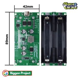Buy UPS-15W 15W 3A Type-C 18650 Battery Step-Up Module