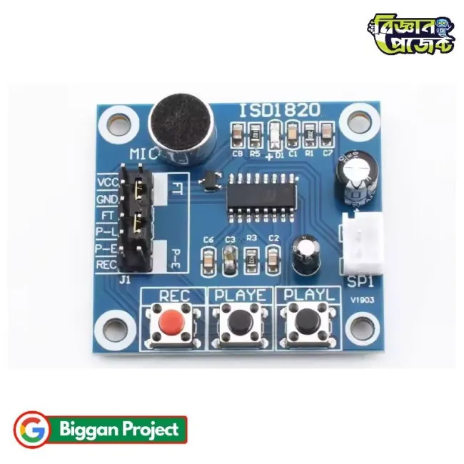 ISD1820 Voice Recording Module Board - Buy Online