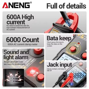 ANENG ST184 True RMS Digital Clamp Meter
