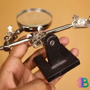 ম্যাগনিফাইং গ্লাস ও ক্লিপ সহ সোল্ডারিং স্ট্যান্ড কিনুন
