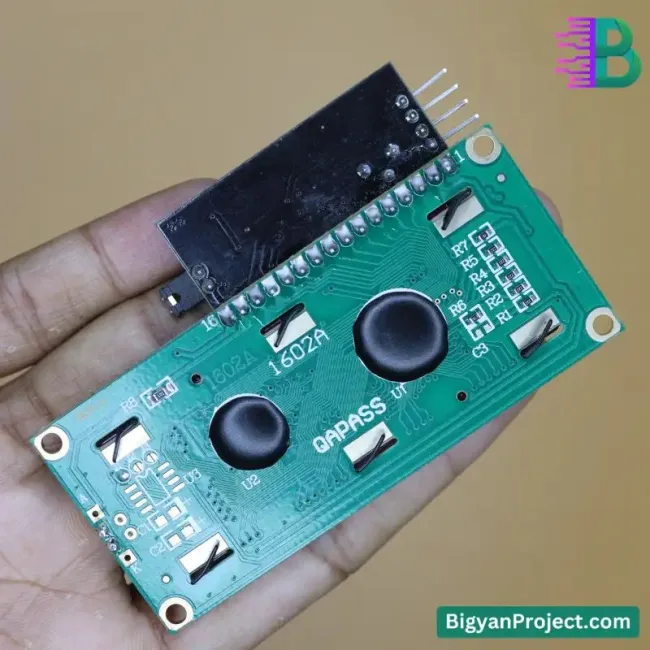 প্রি-সোল্ডার্ড 16x2 LCD ও I2C মডিউল আর্ডুইনো ও পাইয়ের জন্য
