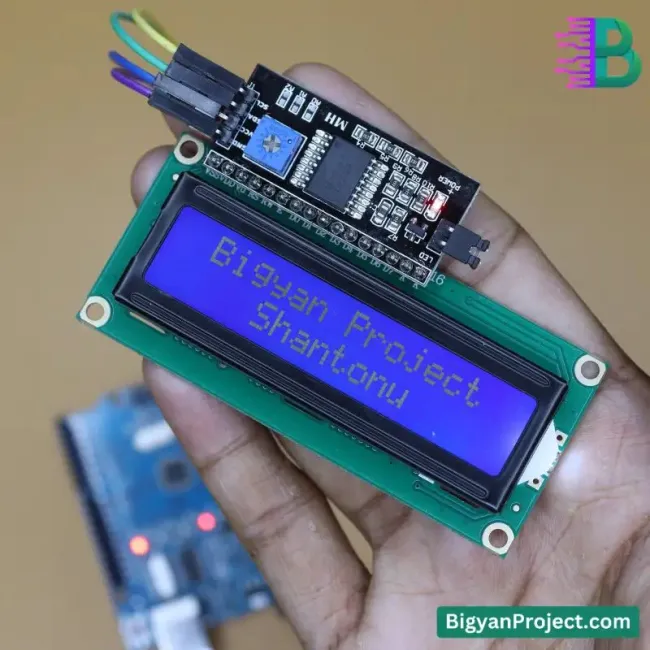 প্রি-সোল্ডার্ড 16x2 LCD ও I2C মডিউল আর্ডুইনো ও পাইয়ের জন্য