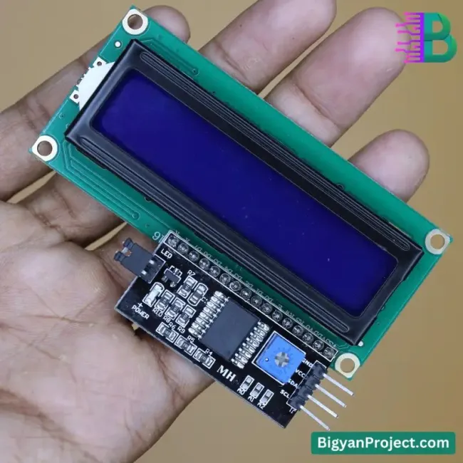 প্রি-সোল্ডার্ড 16x2 LCD ও I2C মডিউল আর্ডুইনো ও পাইয়ের জন্য