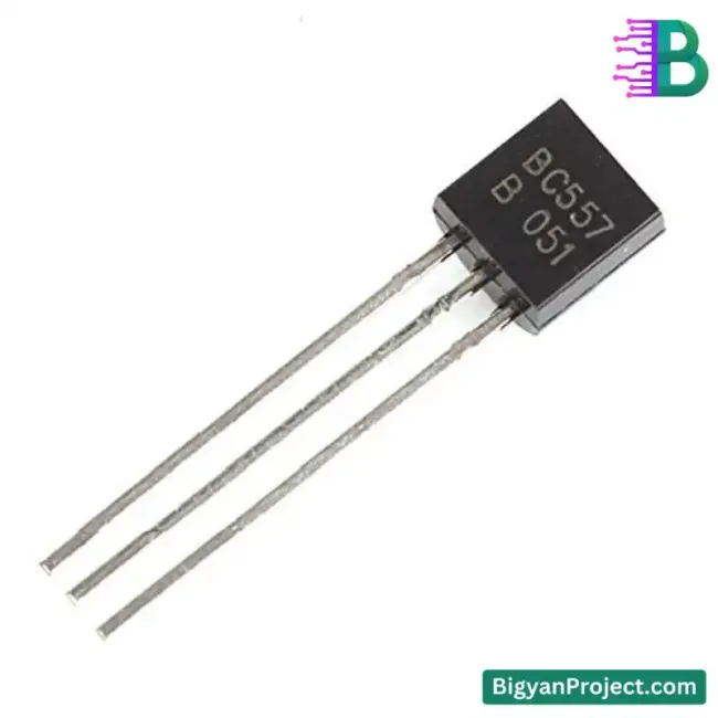 BC557 PNP Transistor - Buy Online TO-92 100mA 45V